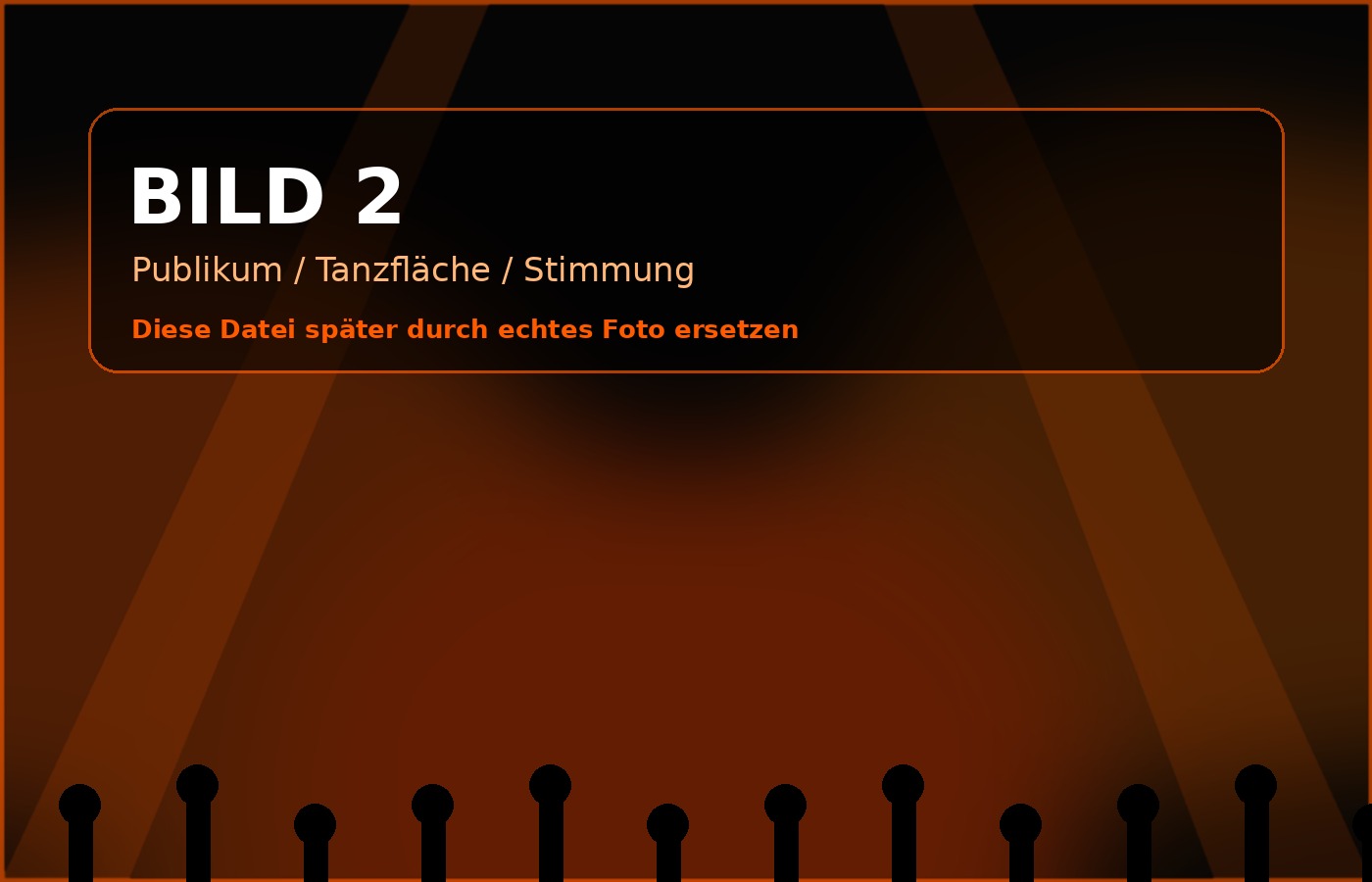 Publikum und Tanzfläche